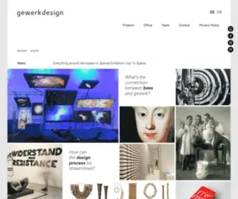 Gewerk.com(Innovation und Gestaltung aus Berlin) Screenshot
