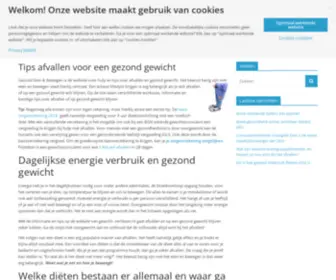 Gewicht-Verliezen.nl(Tips afvallen voor een gezond gewicht) Screenshot