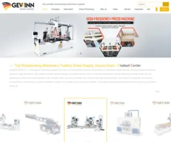 Gewinnmachinery.com(Gewinn Woodworking Equipment) Screenshot