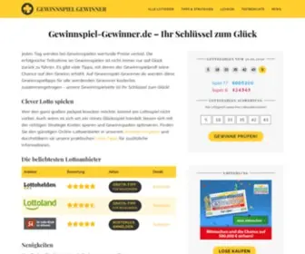 Gewinnspiel-Gewinner.de Screenshot