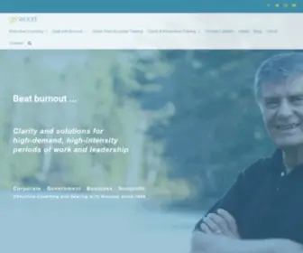 Gewood.com(Executive Leadership Coaching to deal with burnout at work) Screenshot