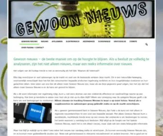 Gewoon-Nieuws.nl(Gewoon nieuws) Screenshot