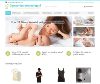 Gewoonborstvoeding.nl(Borstvoeding) Screenshot