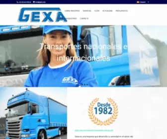 Gexa.com(GEXA logística) Screenshot