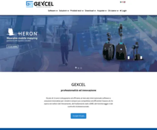 Gexcel.it(Gexcel Home) Screenshot