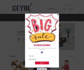 Geyiie.com(Geyiie Toys) Screenshot