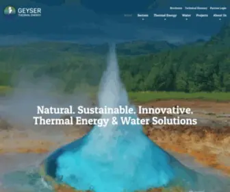 Geyserenergy.co.uk(Geyser Thermal Energy) Screenshot