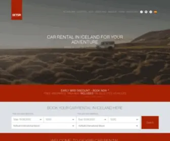 Geysir.is(Car rental Iceland) Screenshot