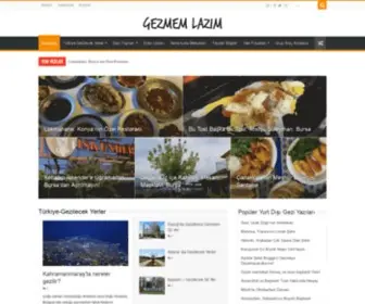 Gezmemlazim.com(Gezmem Lazım) Screenshot