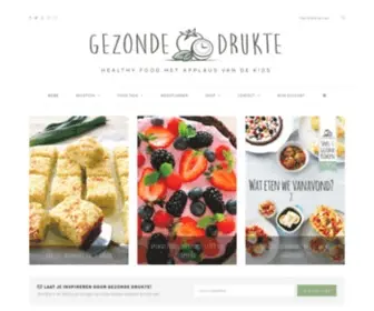 Gezondedrukte.be(Healthy food met applaus van de kids) Screenshot