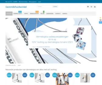 Gezondehuidwinkel.nl(Dermalogica bestel je in de Gezondehuidwinkel) Screenshot