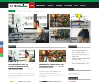 Gezondemagazine.nl(Online health magazine voor jouw inspiratie) Screenshot