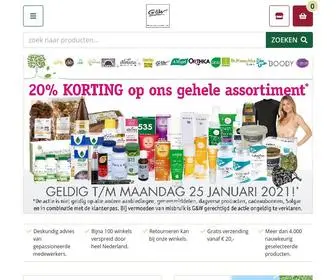 Gezondheidswinkel.nl(G&W gezondheidswinkel) Screenshot