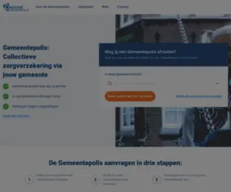 Gezondverzekerd.nl(De Gemeentepolis) Screenshot