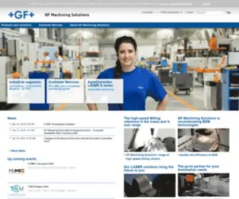 Gfac.com(GF Machining Solutions) Screenshot