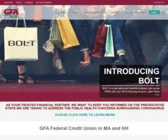 Gfafcu.com(GFA Federal Credit Union) Screenshot