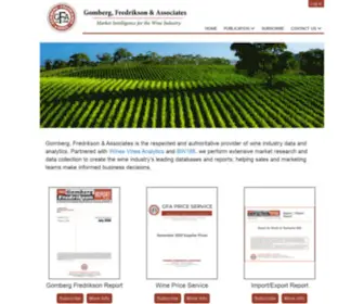 Gfawine.com(Fredrikson & Associates) Screenshot