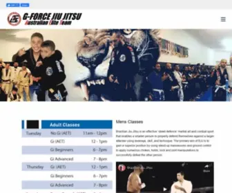 GFBJJ.com.au(Brazilian Jiu) Screenshot