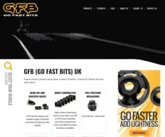 Gfbuk.com(GFB (Go Fast Bits) UK) Screenshot