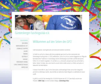 GFC-Guentersberge.de(Willkommen) Screenshot