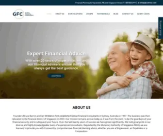 Gfcadvice.com(Financial Advisers Singapore) Screenshot