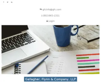 GFC.com(Gallagher, Flynn & Company, LLP) Screenshot