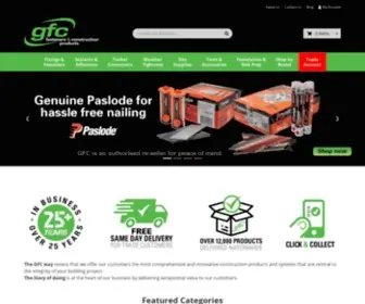 GFcfasteners.co.nz(Home) Screenshot