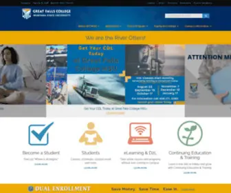 GFCmsu.edu(Great Falls College) Screenshot