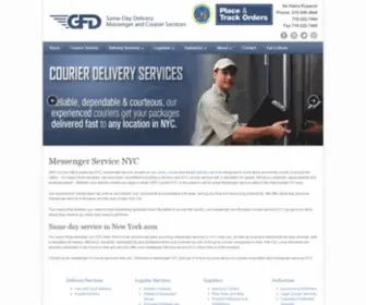 GFdcourier.com(Same Day Messenger Service NYC by GFD Courier) Screenshot