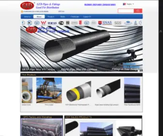 GFDplastic.com(GFD PIPES) Screenshot