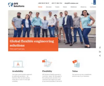Gfe-Solutions.com(Global flexible engineering solutions) Screenshot
