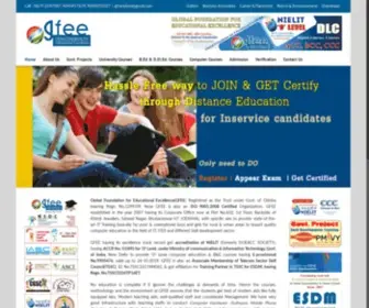 Gfeeindia.org(Empowering Nation Through Education) Screenshot