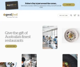 GFGC.com.au(Good Food Restaurant Gift Cards By Good Food Gift Card) Screenshot