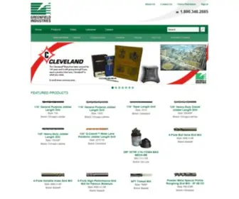 Gfii.com(Greenfield Industries) Screenshot