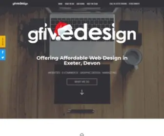 Gfivedesign.co.uk(Website Design in Exeter Devon) Screenshot