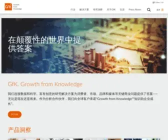 GFK.com.cn(Growth from knowledge) Screenshot