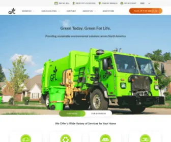 Gflenv.com(GFL Environmental Inc) Screenshot
