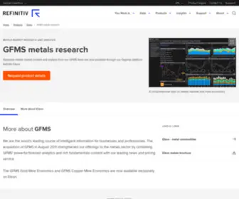 GFMS-Metalsconsulting.com(GFMS Precious Metals Content & Analytics) Screenshot