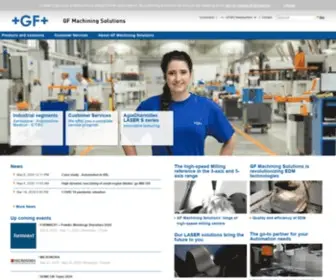 GFMS.com(GF Machining Solutions) Screenshot