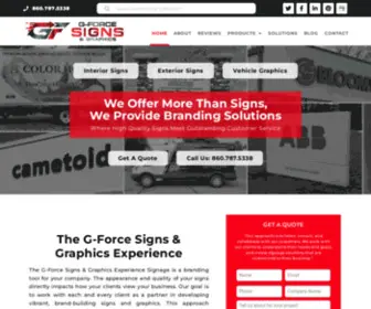 Gforcesigns.com(Gforcesigns) Screenshot
