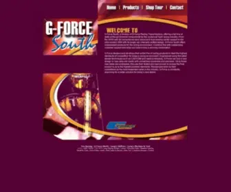Gforcesouth.com(G-Force South) Screenshot