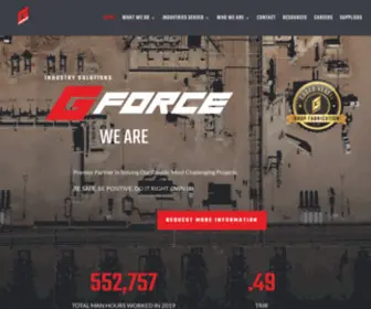 Gforcetx.com(G-Force) Screenshot