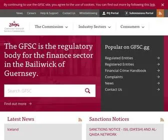 GFSC.gg(Guernsey Financial Services Commission) Screenshot