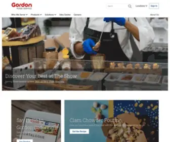 GFS.ca(Gordon food service) Screenshot