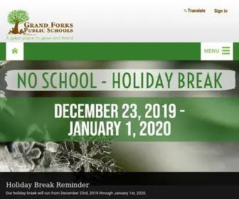 GFSchools.org(Grand Forks Public Schools) Screenshot