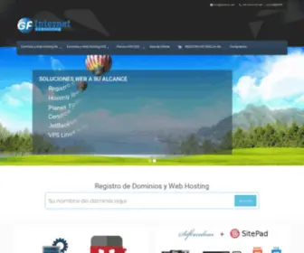 Gfserver.net(Dominio y Hosting Venezuela Disfrute de un Web Hosting Potente y Seguro) Screenshot