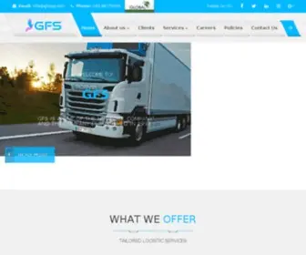 GFslog.com(GFS India Logistics) Screenshot