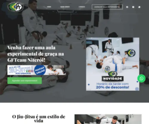 Gfteam.com.br(GFTeam Niterói Academia de Jiu) Screenshot