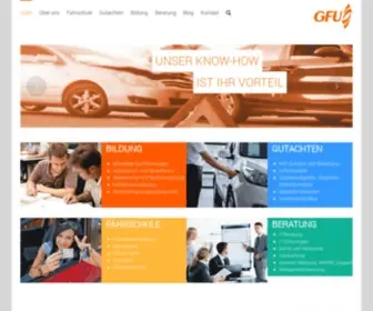 Gfu.com(Gesellschaft für Unfall) Screenshot