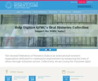GFWC.org(The General Federation of Women's Clubs) Screenshot
